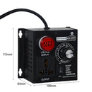 220V 4KW Voltage Regulator Compact Variable Voltage Controller Dimmer (US)