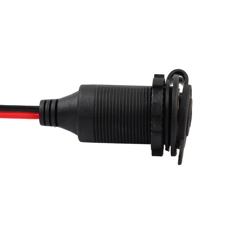12/24V DC Female Car Cigar Cigarette Lighter Outlet Plug Plug Ad