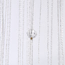 Decorative String Curtain Beads Wall Panel Fringe Room Door Window White Newly