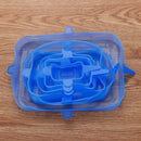 Fresh Lids Cookware Bowl Cover Stretch Suction Round Square Silicone Lid