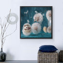 Dandelion Hedgehog 5D Full Drill DIY Diamond Painting Cross Stitch Decor Newly