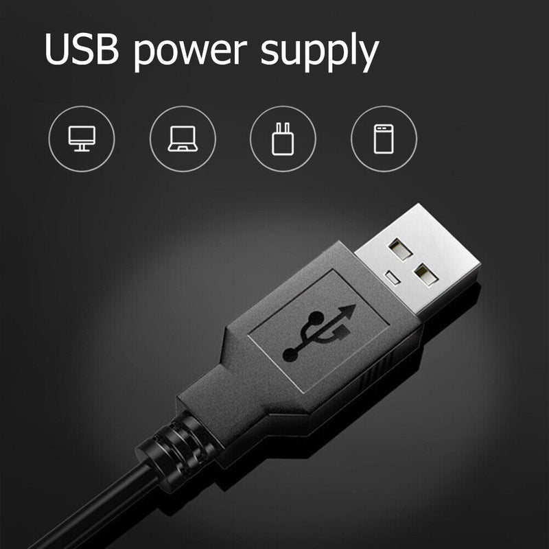 LED Folding Long Arm Eye Protection Reading Study Desk Light (12W White) Newly