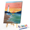 Sunset Lighthouse Oil Paint By Numbers Wall Art Craft Home Decoration No Frame