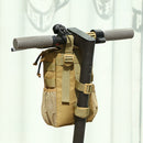 Bicycle Front Tube Bag Handlebar Cell Phone Pouch for M365 PRO ES2 (Coffee)