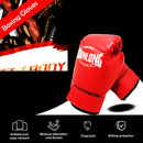 2pcs Muay Thai Karate Punching Gloves PU Leather Boxing Training Fighting Gloves