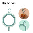 Hanging Hat Rack - Portable Women Hat Holder Display Hanger for Baseball Caps