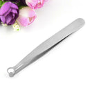 Best Universal Nose Hair Trimming Tweezer Steel Eyebrow Nose Hairs Cut 1 x F9X7