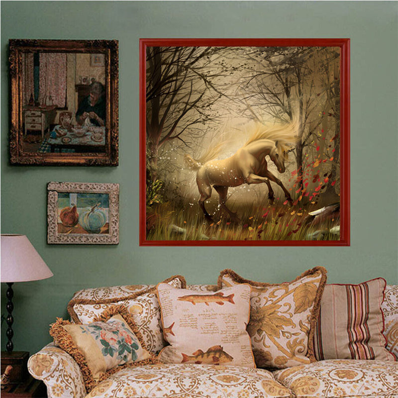 Running Horse 5D Full Drill Diamond Painting Embroidery DIY Cross Stitch Newly
