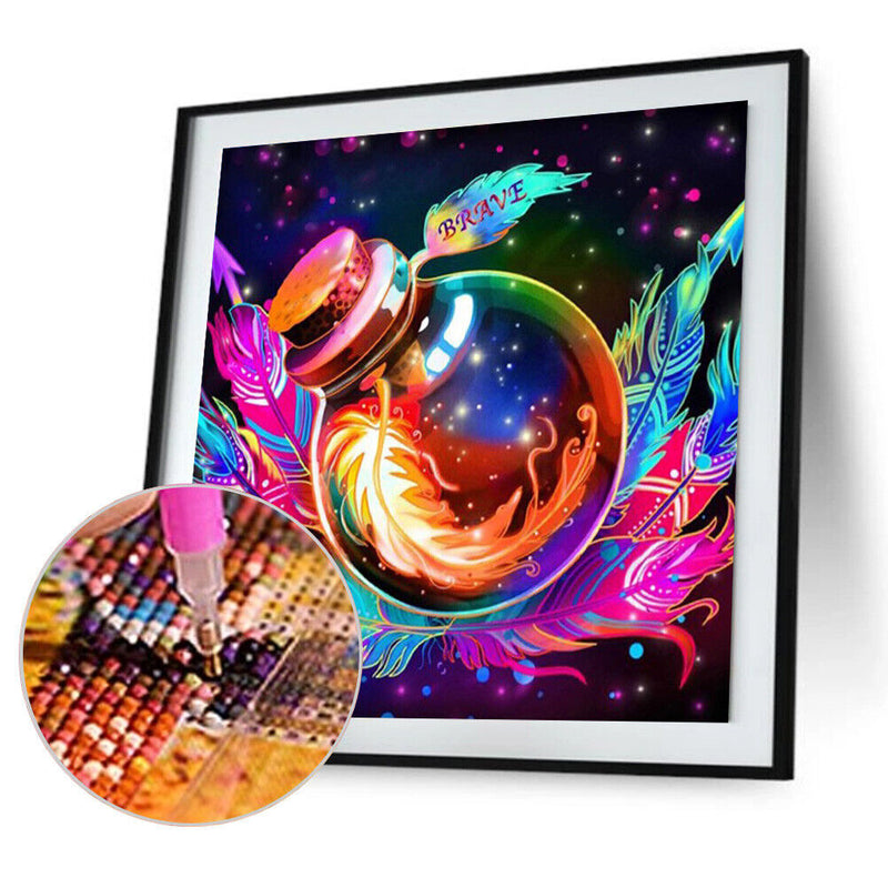5D DIY Diamond Painting Crystal Ball Full Round Drill Mosaic Art Picture Decor