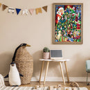 5D Full Round Drill Picture Christmas Tree Diamond Painting Living Room Ornam