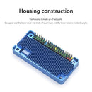 Case for Raspberry Pi Zero/Zero W/Zero 2W (V2-Blue Shell-Color Pin Header) Newly