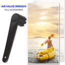 8 Groove Inflatable Boat Kayak Canoe Air Valve Wrench Repair Tool (Black) Newly