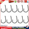 10pcs Fishing Hooks Set Carbon Steel Barbed Carp Hooks Fishing Tackle (2) Newly
