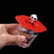 Torx Silicone Cup Cover Heat-resistant Leakproof Cartoon Lid (Red Panda)