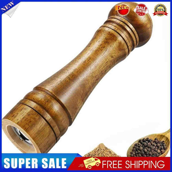 Pepper Grinder,Adjustable Coarseness,Wooden Manual Spice Pepper Mill for Kitchen
