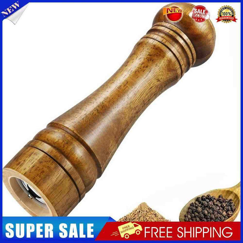 Pepper Grinder,Adjustable Coarseness,Wooden Manual Spice Pepper Mill for Kitchen