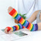 Winter Knitted Sunscreen Fingerless Arm Sleeve Warmer Halloween Costume Gloves