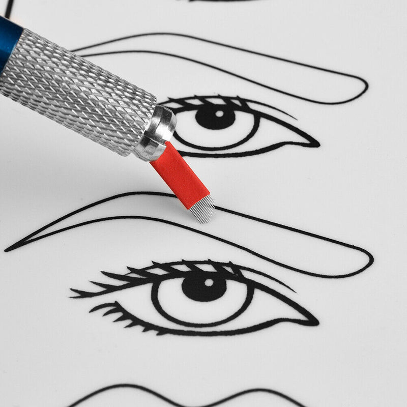 1mm Tattoo Microblading Skin Brow Eye Lips Tattoo Beginner Practice Blank Pad