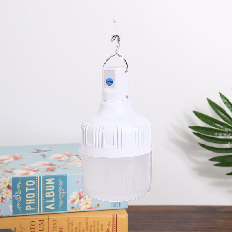 13W LED Solar Light 3 Modes Emergency Lamp Bulb for Outdoor Camping Tent Newly