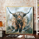 Yak Oil Paint By Numbers Kits Canvas Picture Wall Art DIY Craft Coloring Dr