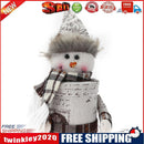 Cartoon Christmas Gift Box Candy Jar Bottle Christmas Decoration (Snowman)