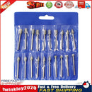 20pcs Diamond Grinding Heads 3mm Shank Mini Bit Set for Rotary Drill Tool Newly