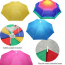 Rain Umbrella Hat Foldable Outdoor Sun Shade Waterproof Fishing Headwear Cap
