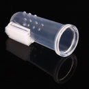 Pet Finger Toothbrush Silicone Dog Tooth Cleaner Cat Teeth Cleaning(Blue) Newly