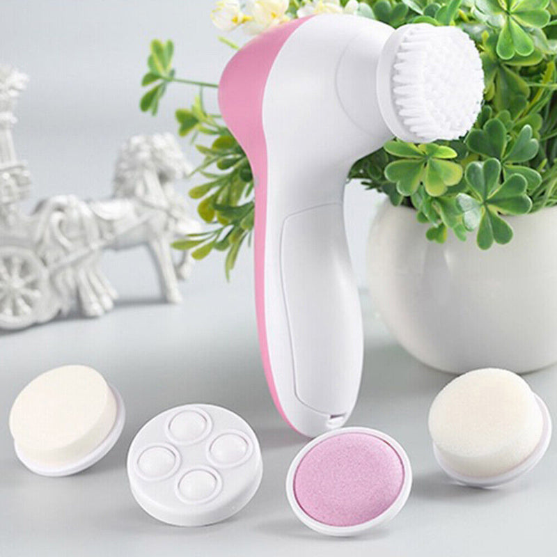 Portable Electric Facial Cleanser Brush Face Wash Skin Pore Cleaner Massager