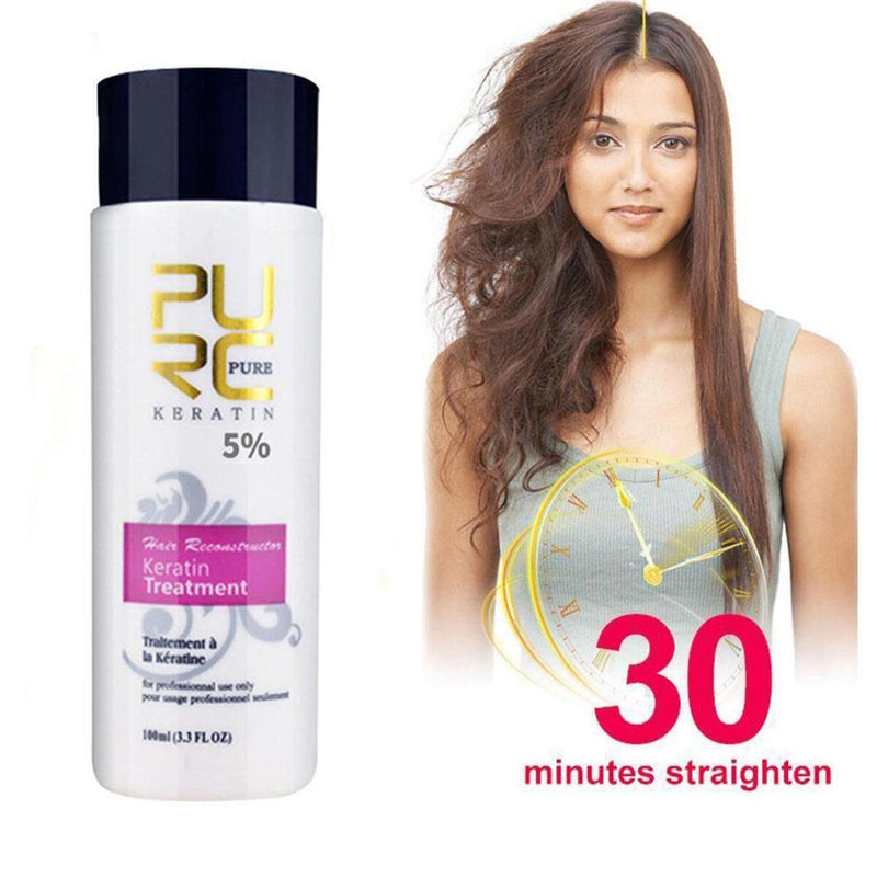 PURC 5% Brazilian Baked Oil Repair Dry and Dry Softener, Shiny Soft_