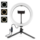 Ring Light LED Video Light Kit Tripod Stand 10.2 inch 26cm For Tik Tok Youtube