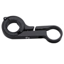 10cm Bicycle Light Holder Bike Handlebar Extender Lamp Phone Stand(Black)