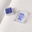 Acrylic Stamp Block Clear Stamping Tool Set with Grid Line Craft (4x5cm) Newly