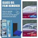 Glass Oil Film Removing Paste + Sponge Car Windshield Oil Film Defrostin T5A0