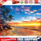 Painting By Numbers Sea Scenery DIY Oil Coloring Landscape Drawing Pictures