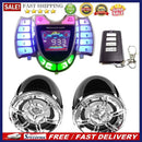 HY-008 Motorcycle Bluetooth Speaker Audio System with Mic TF AUX FM Radio U