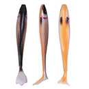 5pcs Simulation Spinpoler 9cm 5.6g Lures Artificial Soft Fishing Bait (B)