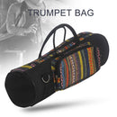 Ethnic Style Trumpet Bag Waterproof Oxford Carrying Handle Bags Zipper Case Box