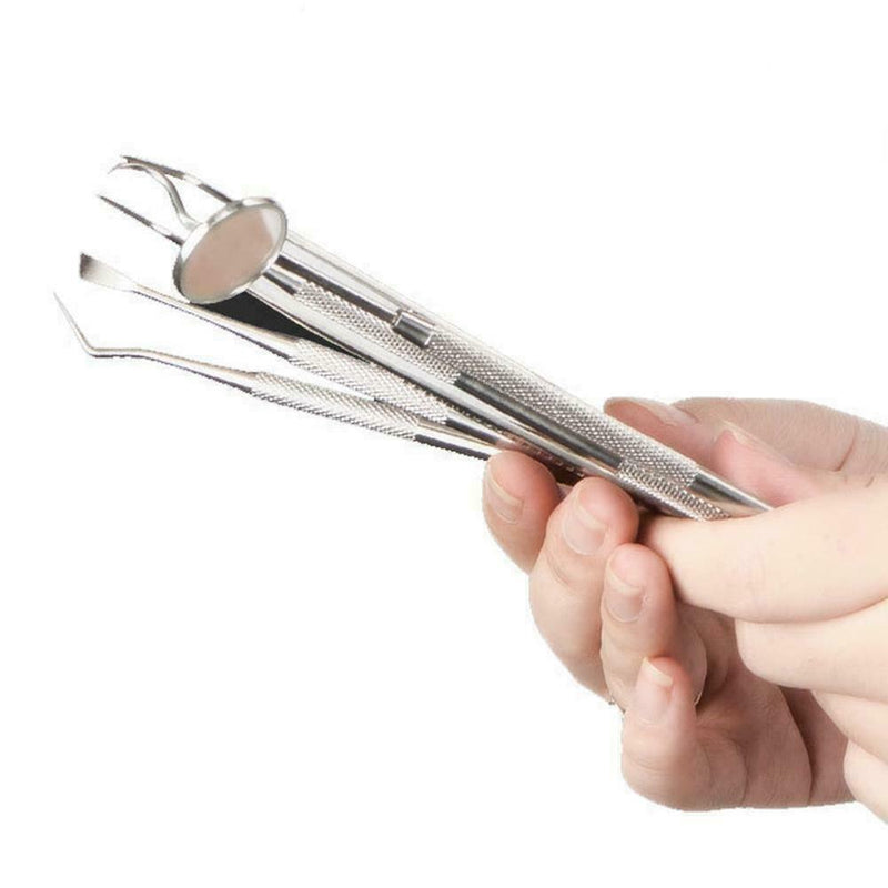 6pcs Dental Tool Set Kit Dentist Teeth Clean Hygiene Care Z3J7