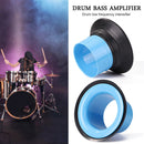 Drum Bass Bottom Microphone Amplifier Voice Loudspeaker Percussion (Blue) Newly