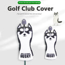 Husky Golf Club Protection Cover Waterproof PU Golf Putter Headcover (UT) Newly