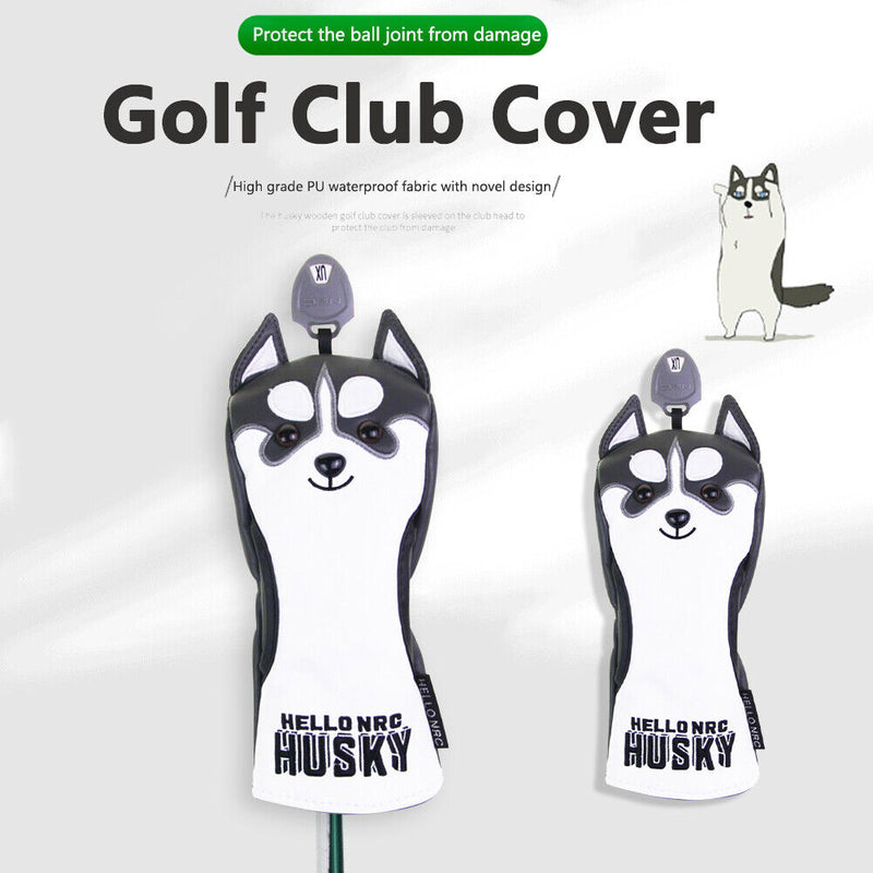 Husky Golf Club Protection Cover Waterproof PU Golf Putter Headcover (UT) Newly