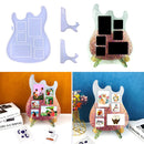 DIY Silicone Picture Frames Mold Guitar Shaped Design for Wall & Desk Ornament