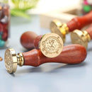 Retro Envelope Wax Seal Stamps Wooden Handle Sealing Wax DIY Crafts (K20) Newly