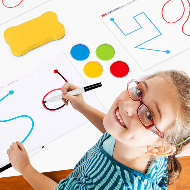 Intelligent Think Training Tracking Pen Hand-Brain Coordination Exercise Card