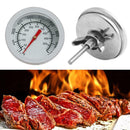 Stainless Steel Thermometer Outdoor BBQ Grill Smoker with Screw Thread