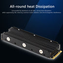 JEYI M.2 NVME NGFF 2280 SSD Heatsink Computer Cooling Thermal Pad (Black) Newly