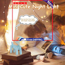 Childcare Portable Nightlight Cute Folding Dog Night Lamps Home Room Decoration