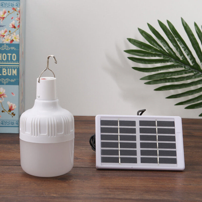 YH-50 Portable LED Solar Bulb Light Rechargeable Camping Emergency Light Newly