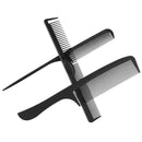 Affeco-Set Comb, Anti-static, Black, with Professional Tool,